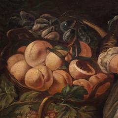 Great Italian painting from the 18th century genre scene with still life - 4142721