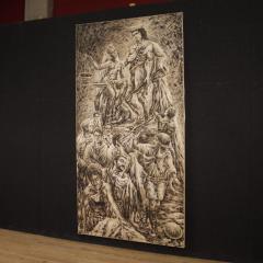 Great Italian painting signed Vittorini C from the 20th century - 4118457