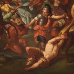 Great battle painting of the 18th century Alexander the Great and Porus - 4343362