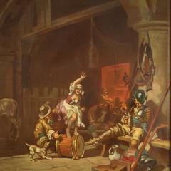 Great painting signed Mattia Traverso interior scene - 4127036