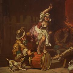 Great painting signed Mattia Traverso interior scene - 4127042