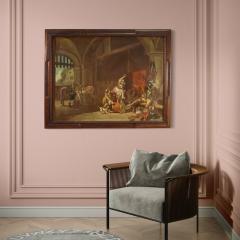 Great painting signed Mattia Traverso interior scene - 4127045