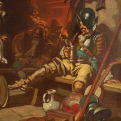 Great painting signed Mattia Traverso interior scene - 4127047