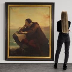 Great painting signed Mauro Conconi and dated 1853 Christopher Columbus - 4179524