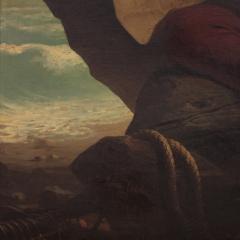Great painting signed Mauro Conconi and dated 1853 Christopher Columbus - 4179531
