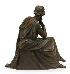 Grecian Seated Toga Man - 4409325