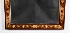 Greek Key and Mahogany Console Mirror - 3545457