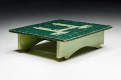 Green Art Populaire Side Table France 19th Century - 3670290