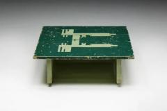 Green Art Populaire Side Table France 19th Century - 3670292