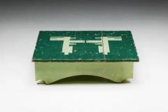 Green Art Populaire Side Table France 19th Century - 3670322