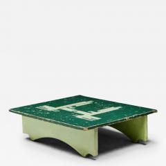 Green Art Populaire Side Table France 19th Century - 3672108