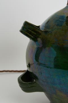 Green Ceramic Table Lamp - 2333254