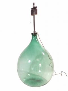 Green Demi John Bottle Lamps - 1219846