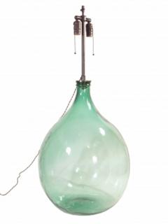 Green Demi John Bottle Lamps - 1219850