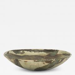 Green Drip Glazed Ceramic Centerpiece Bowl - 3883574