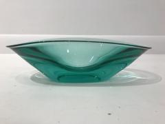 Green Emerald Glass Murano Bowl - 1127375