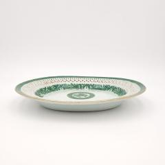 Green Fitzhugh Reticulated Plate China circa 1800 - 3738354