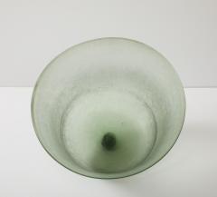 Green Glass Melon Cloche with Knob England 19th C  - 3822516