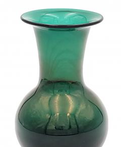 Green Glass Vase Italy circa 1960 - 4399164