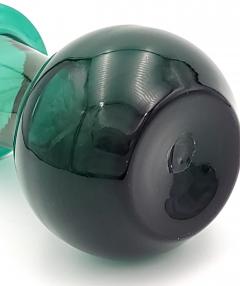 Green Glass Vase Italy circa 1960 - 4399166