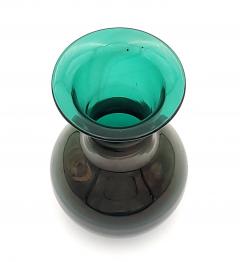 Green Glass Vase Italy circa 1960 - 4399168