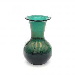 Green Glass Vase Italy circa 1960 - 4399570