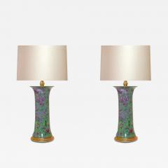 Green Glazed Porcelain Lamps - 2672494