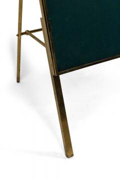 Green Leather Bulletin Board with Stand - 4667068