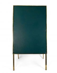 Green Leather Bulletin Board with Stand - 4667073