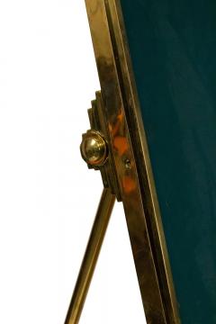Green Leather Bulletin Board with Stand - 4667076