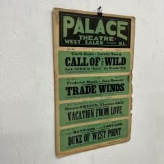 Green Movie Poster Palace Theatre West Salem IL Clark Gable Frederich March - 2705744
