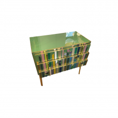 Green Murano Glass Chest of Drawers - 3956463