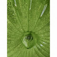 Green Murano Glass Italian Graniglia Budino Flush Mount in 70 Style - 4735620