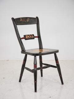Green Painted Christmas Chair - 2407081