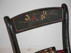Green Painted Christmas Chair - 2407084