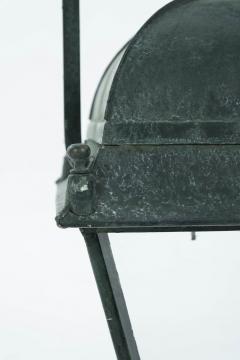 Green Painted French Tole Stable Lantern - 2791499