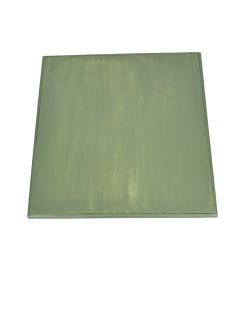 Green Painted Spool Table - 3733166