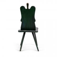 Green Painted Swedish Folk Art Chair - 1788848