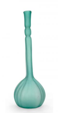 Green Tinted Glass Bud Vase - 4675641