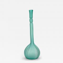 Green Tinted Glass Bud Vase - 4742135