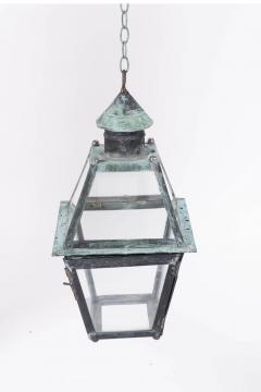 Green Verdigris French Copper Lantern - 4475956