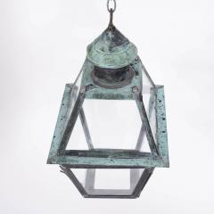 Green Verdigris French Copper Lantern - 4475957