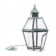 Green Verdigris French Copper Lantern - 4475962