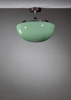 Green glass pendant lamp - 4401119