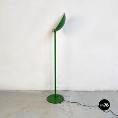 Green metal floor lamp 1970s - 2320395