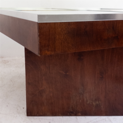 Greg Copeland RARE MODERNIST REVOLVING ARTWORK TABLETOP COFFEE TABLE BY GREG COPELAND - 4405335