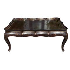 Gregorius Pineo Gregorius Pineo Chinoiserie Black Gold Cocktail Coffee Table - 4157655