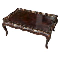Gregorius Pineo Gregorius Pineo Chinoiserie Black Gold Cocktail Coffee Table - 4157656