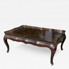 Gregorius Pineo Gregorius Pineo Chinoiserie Black Gold Cocktail Coffee Table - 4160556