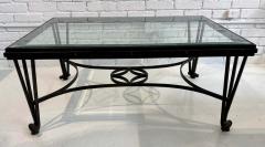 Gregorius Pineo Gregorius Pineo Wrought Iron Glass Coffee Table - 3244911